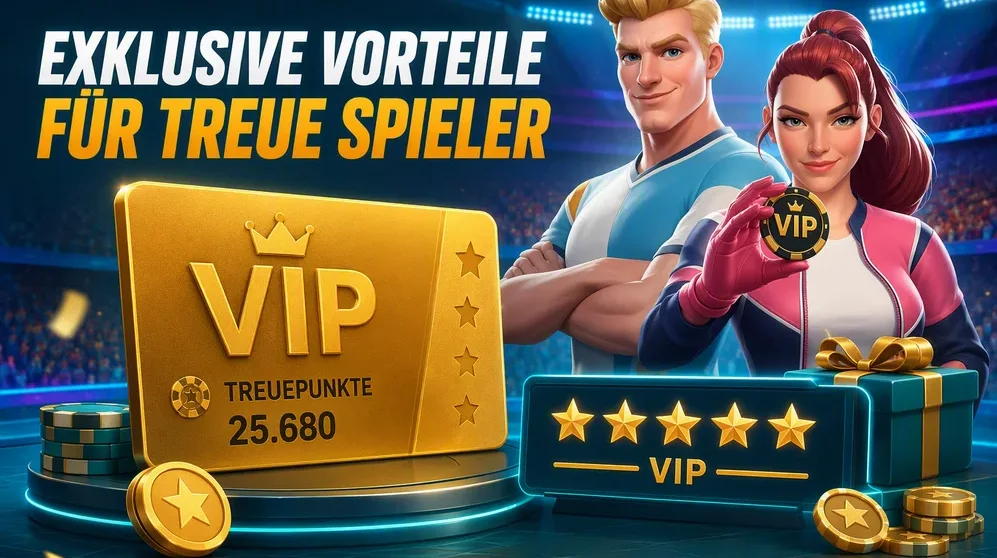 Goldene VIP-Karte mit Loyalty-Punkten und Sternebewertung